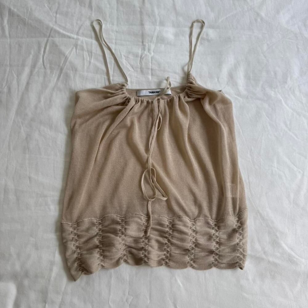 Tankair cream knit cami